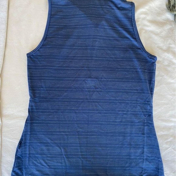 Blue adidas golf/tennis tank top - Picture 2 of 2